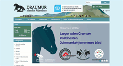 Desktop Screenshot of draumur.dk