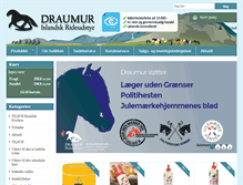 Tablet Screenshot of draumur.dk